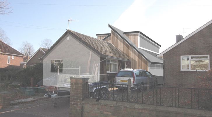 Bungalow extension in Norwich